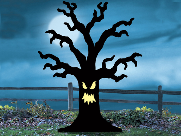 600x450 Spooky Tree Halloween Plan House Plans And More - Halloween Tree Drawing