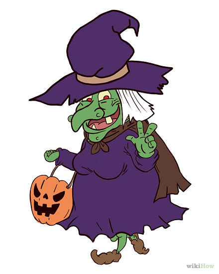 440x550 halloween witch drawing festival collections - Halloween Witch Drawing