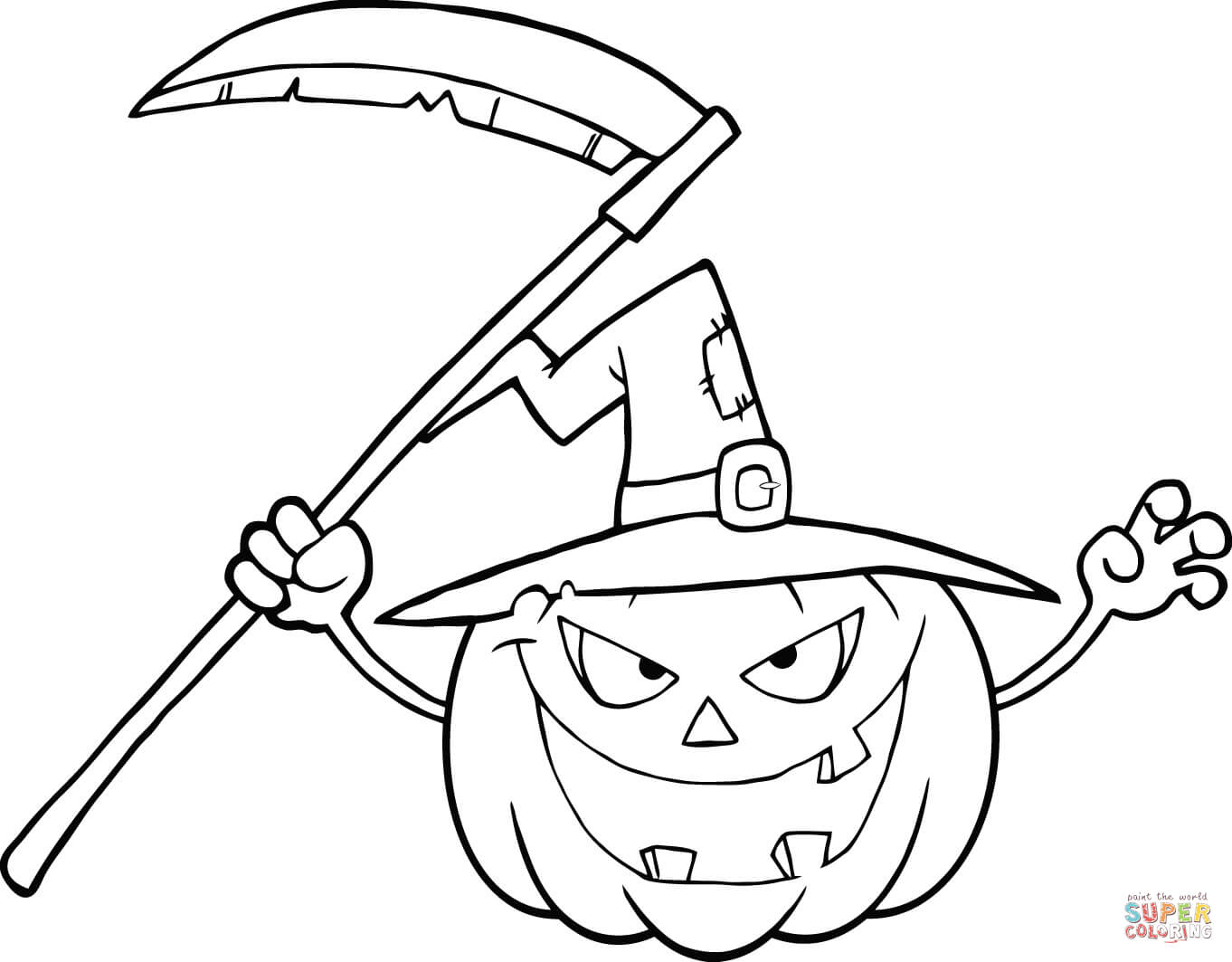 1362x1063 witch drawing halloween for free download - Halloween Witch Drawing