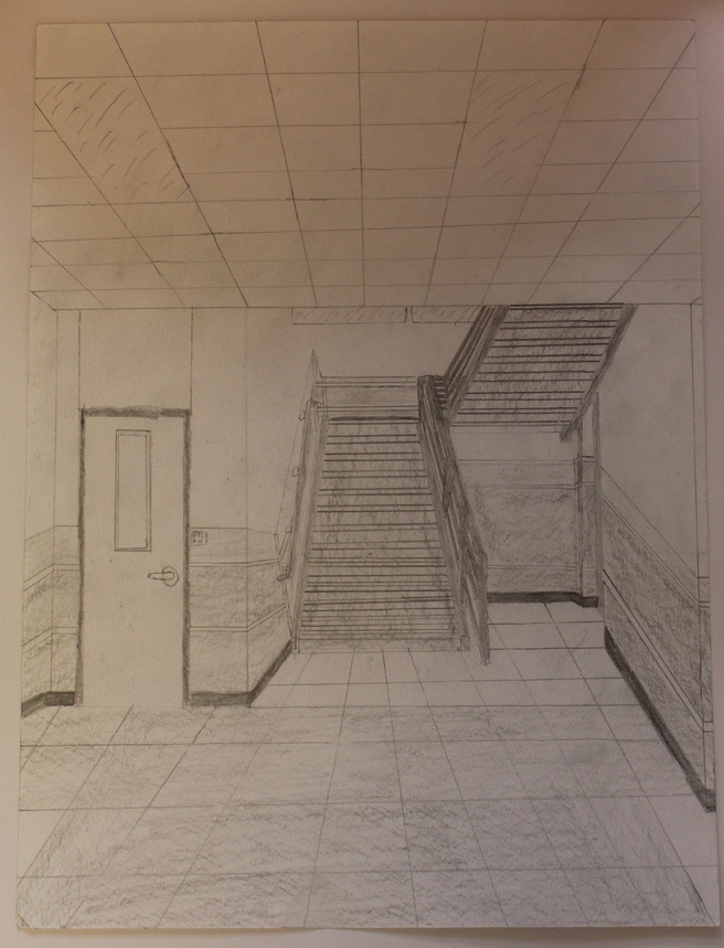 656x859 Hallway Drawing Mrs Bailey's Art Room - Hallway Drawing