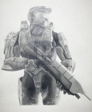 300x366 halo drawing - Halo 3 Drawings
