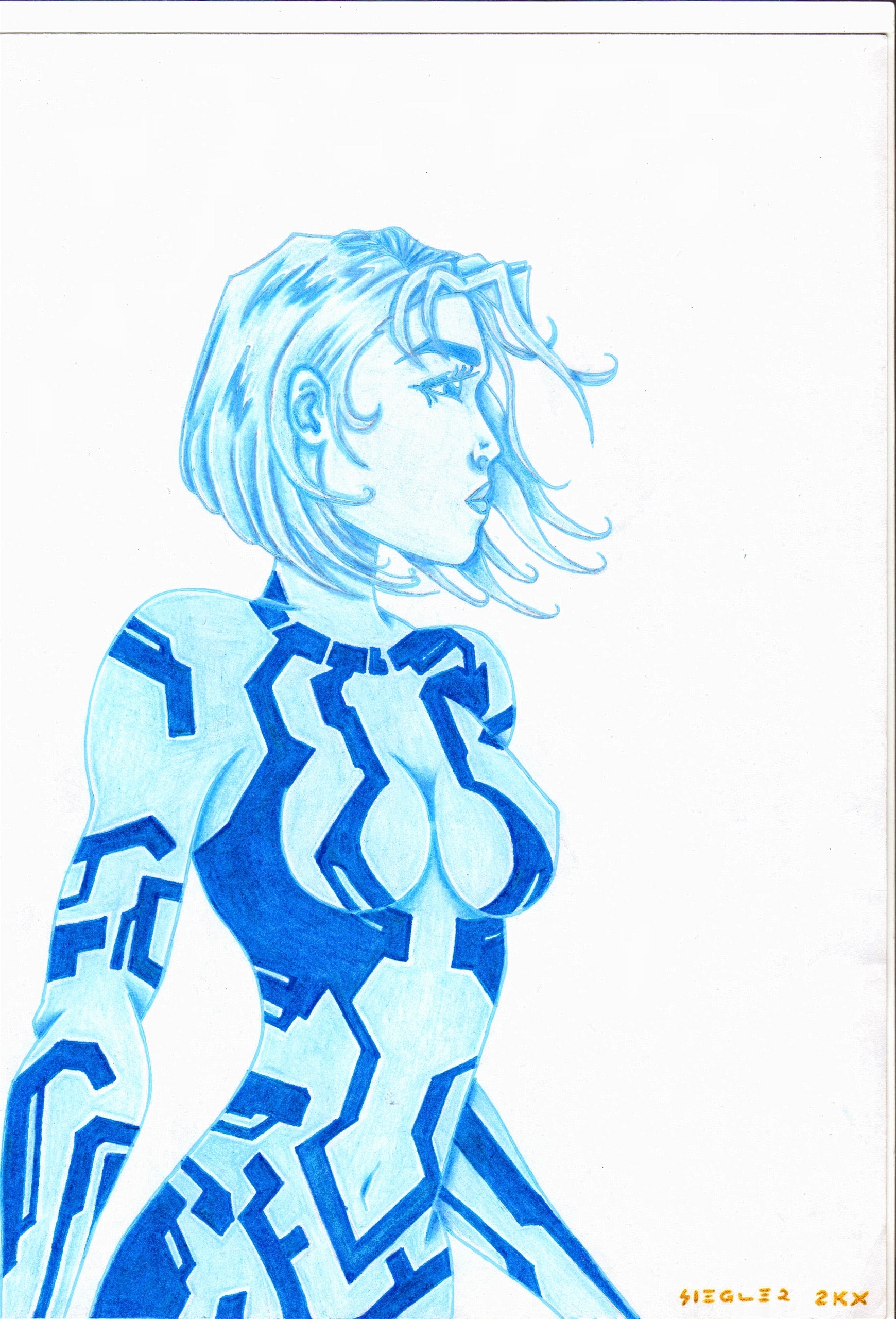 1740x2560 Halo Images Cortana - Halo 3 Drawings