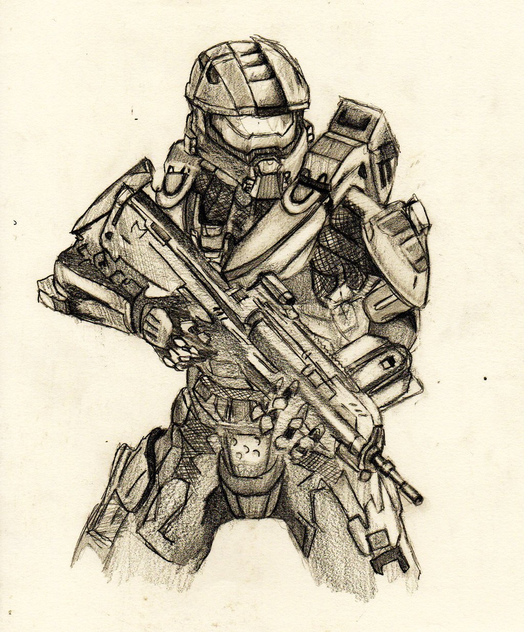 Halo Master Chief Drawing at Explore collection of