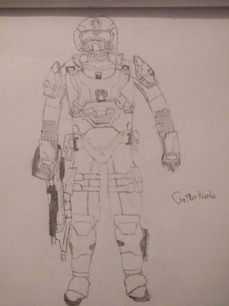 768x1024 Halo - Halo 4 Drawings