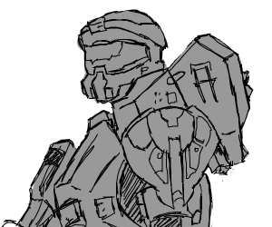 300x250 Halo Drawing - Halo 4 Drawings