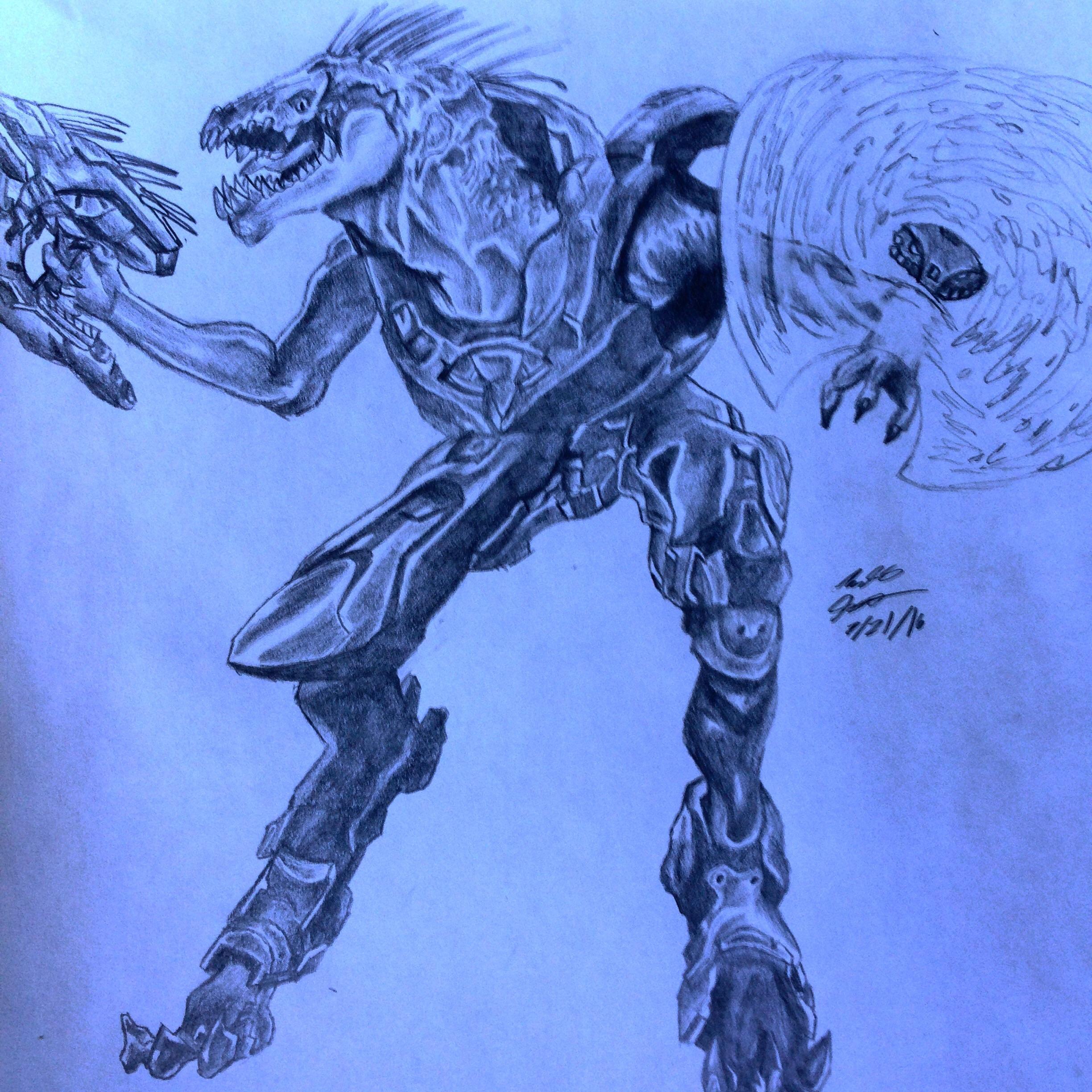 Halo 4 Drawings At Explore Collection Of Halo 4