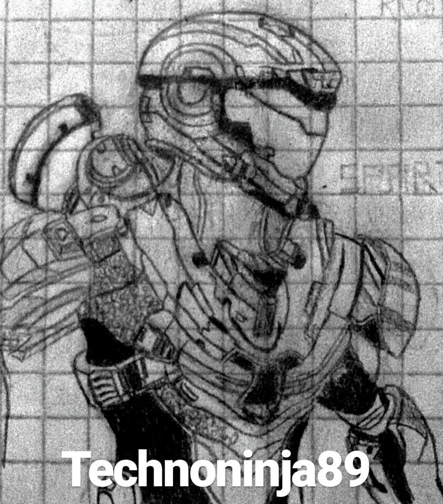 901x1024 my halo avatar drawing halo amino - Halo 4 Drawings
