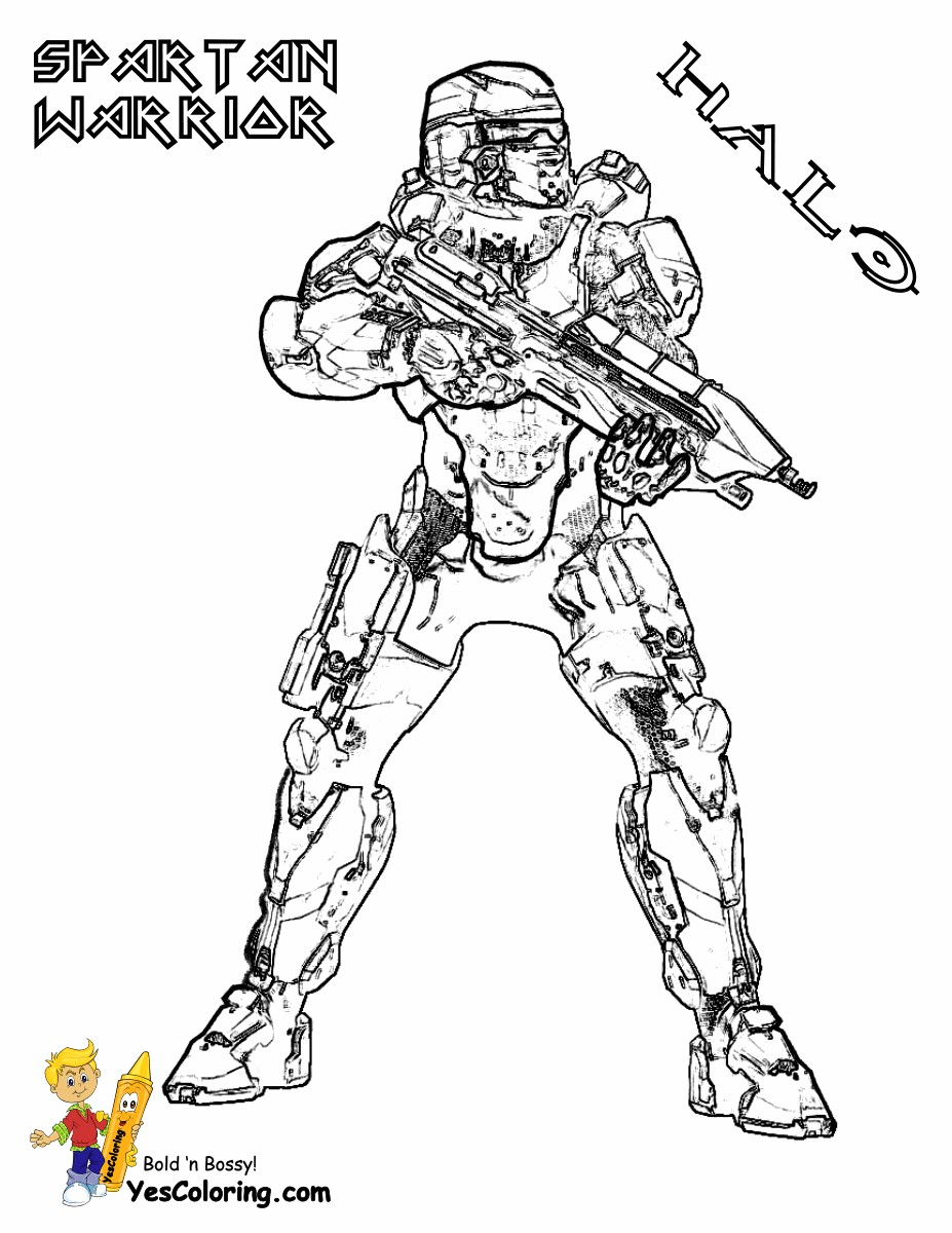 Halo 4 Master Chief Drawing at PaintingValley.com | Explore collection ...