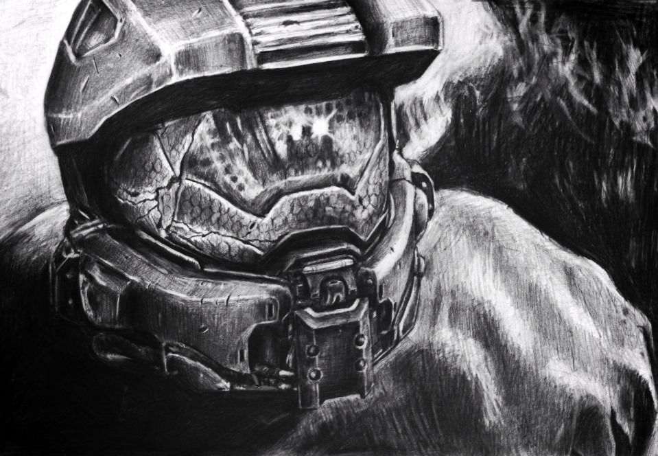 959x664 Dammit Master Chief You Turn Me On That's The Problem - Halo 5 Drawings