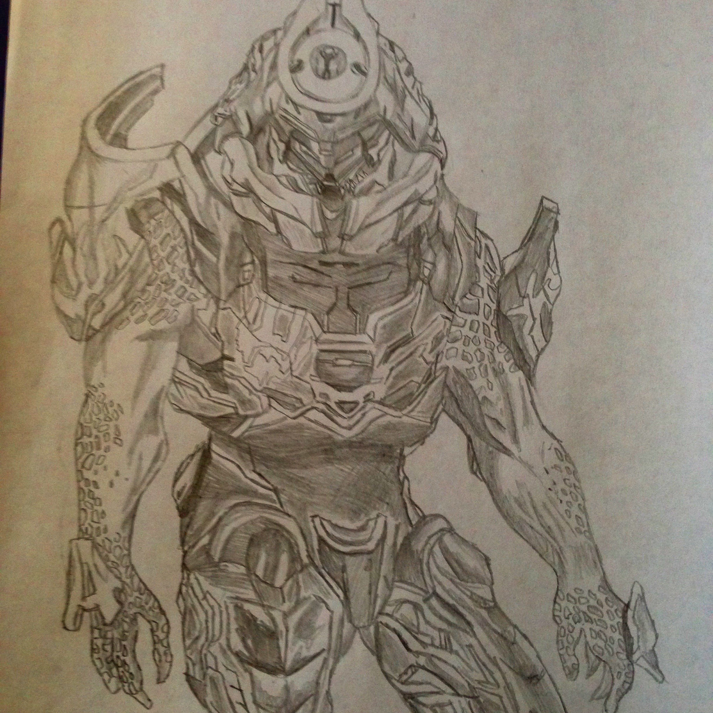 2448x2448 My Drawing Of Jul 'mdama Halo - Halo Drawings