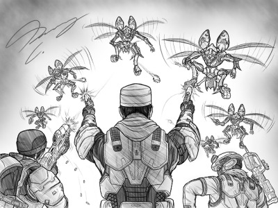 400x300 Unsc Army Tumblr - Halo Drawings