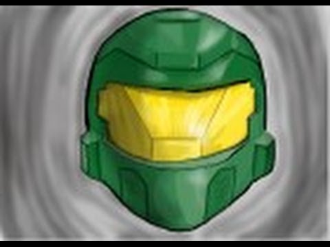 480x360 How To Draw A Halo Reach Helmet - Halo Helmet Drawing