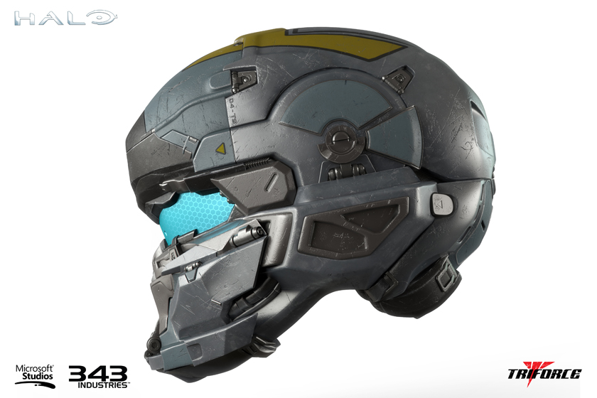 840x560 Gear Up To Battle The Alien Invasion With These Halo Prop - Halo Helmet Drawing
