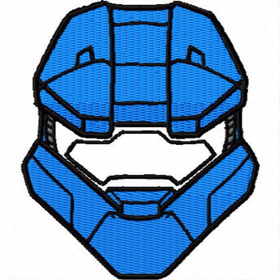 570x570 Halo Helmet Patch Etsy - Halo Helmet Drawing