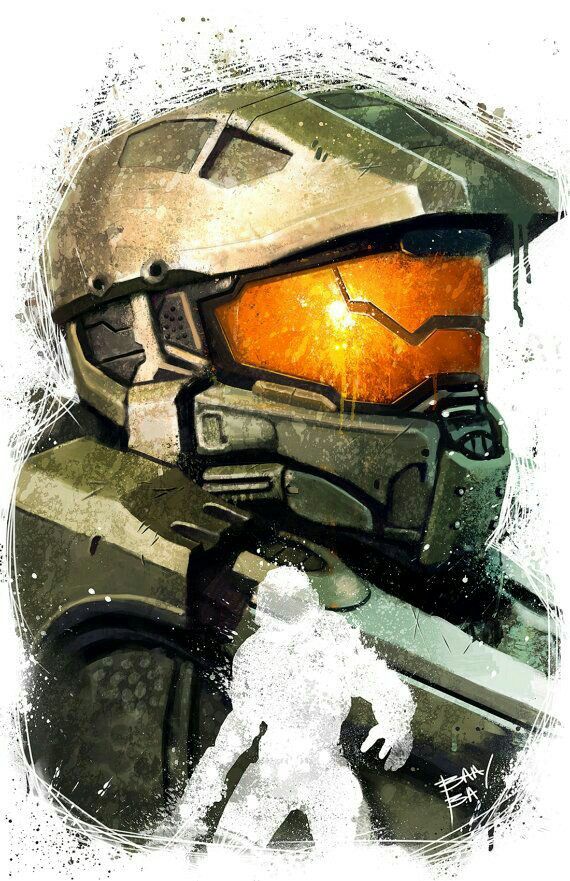 570x881 halo master chief, halo - Halo Master Chief Helmet Drawing