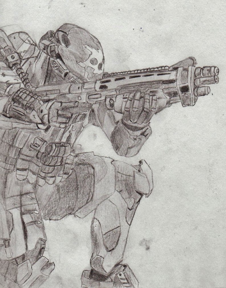 793x1007 halo reach drawings pencil - Halo Reach Drawings