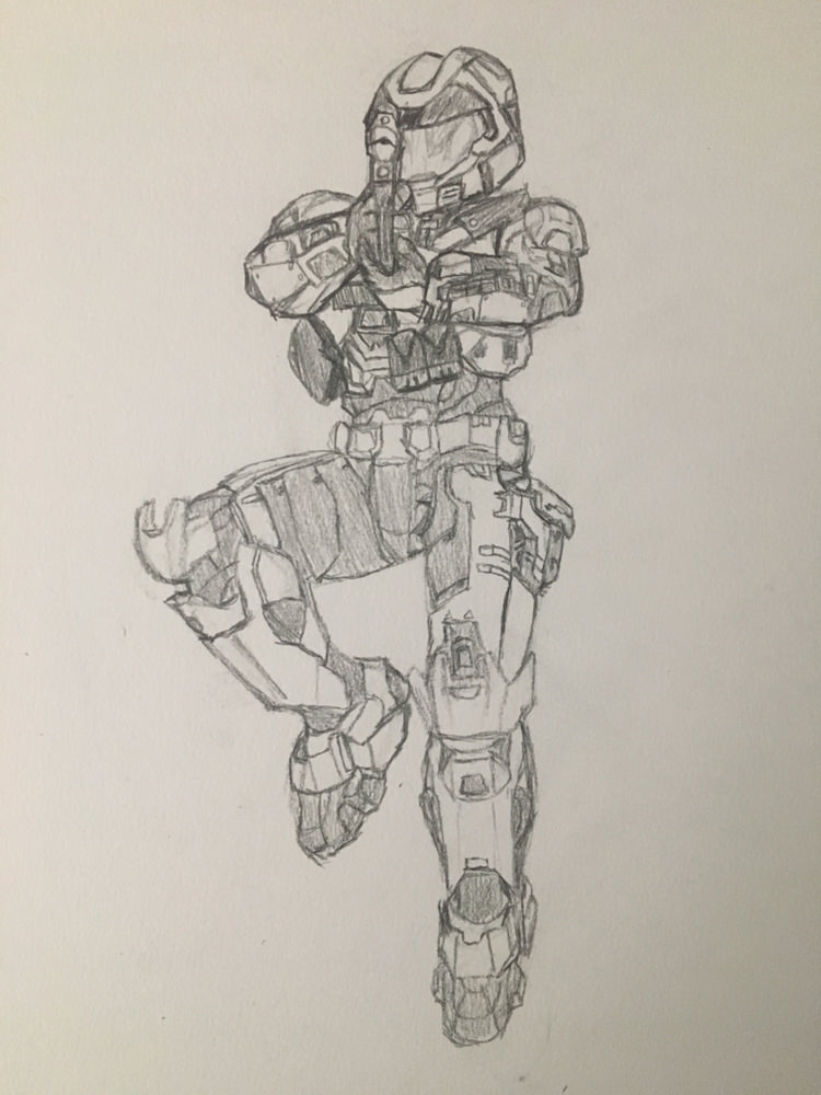 750x1000 halo reach had the best armor imo halo - Halo Reach Drawings