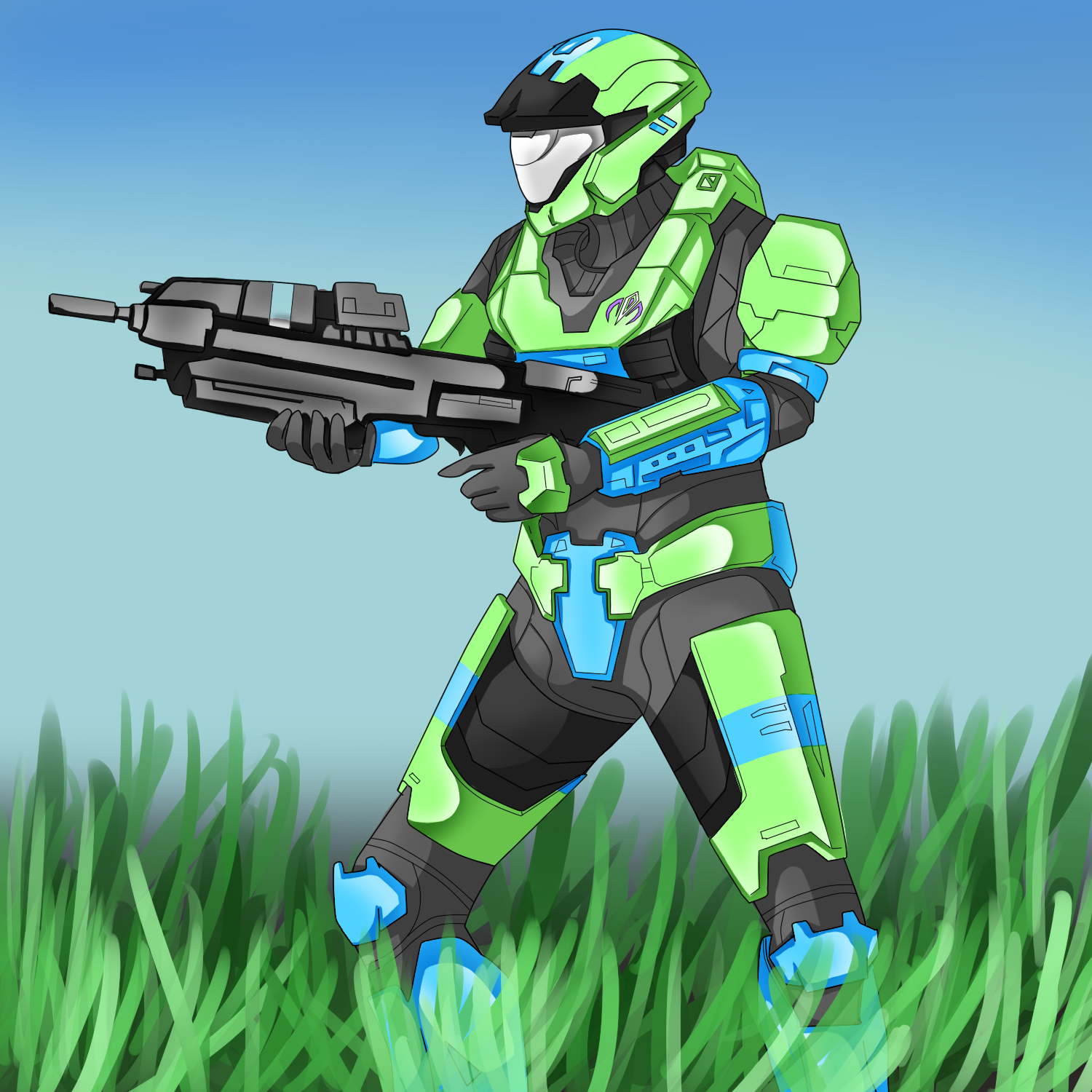 1500x1500 Spartans Images My Spartan Drawing Hd Wallpaper And Background - Halo Spartan Drawing