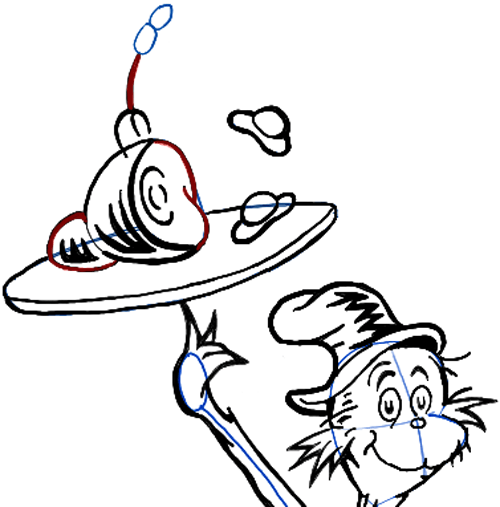 500x507 How To Draw Sam I Am From Green Eggs And Ham In Easy Steps - Ham Drawing