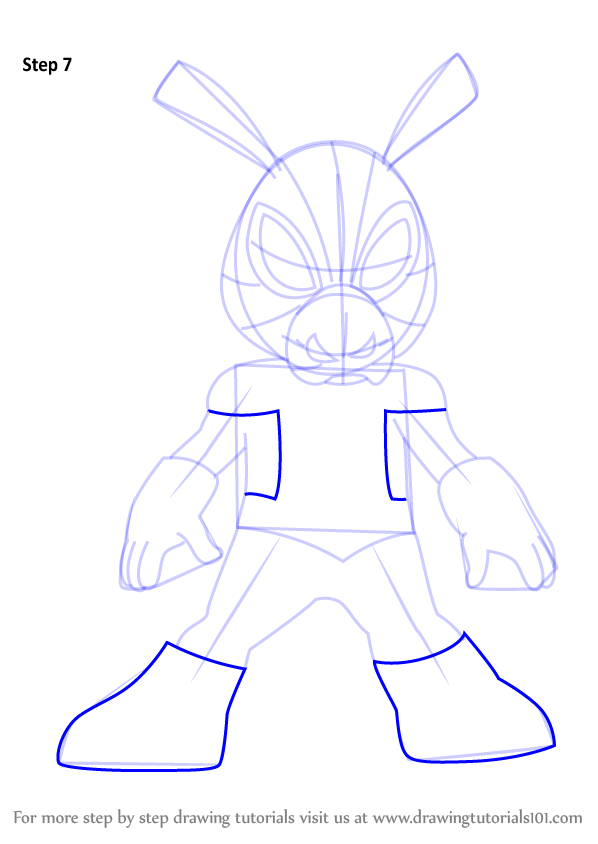 598x844 Learn How To Draw Spider Ham From Ultimate Spider Man - Ham Drawing