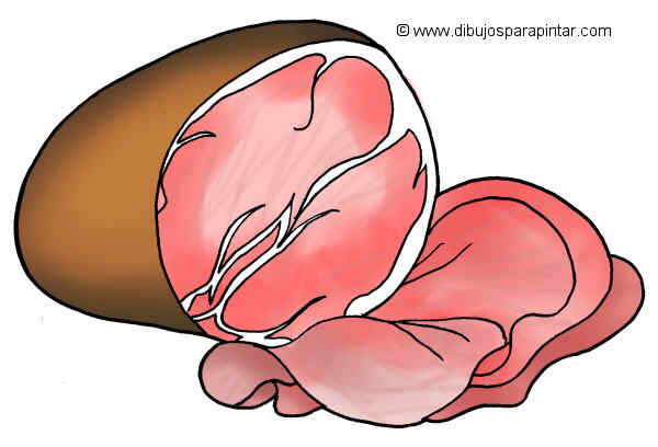 600x408 Boiled Ham Drawing - Ham Drawing