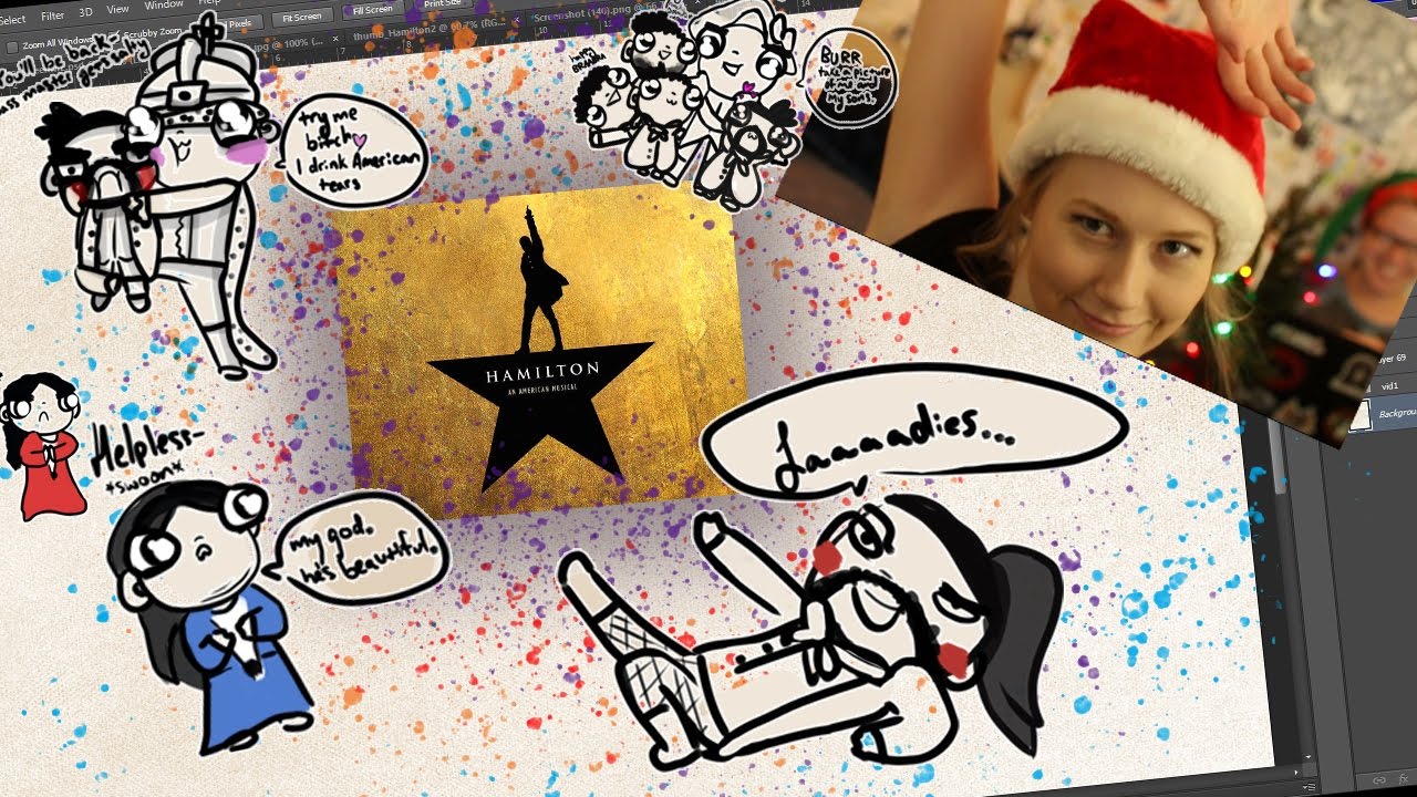 1280x720 Drawing Hamilton Songs You'll Be Back - Hamilton Drawing