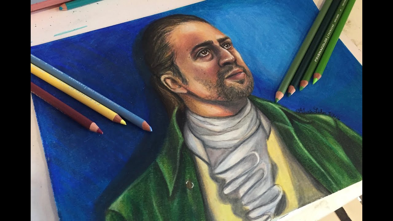 1280x720 Drawing Alexander Hamilton - Hamilton Drawing