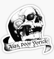 210x230 Hamlet Skull Drawing Stickers Redbubble - Hamlet Skull Drawing