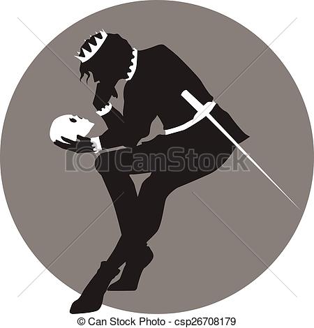 450x470 Hamlet Clipart - Hamlet Skull Drawing