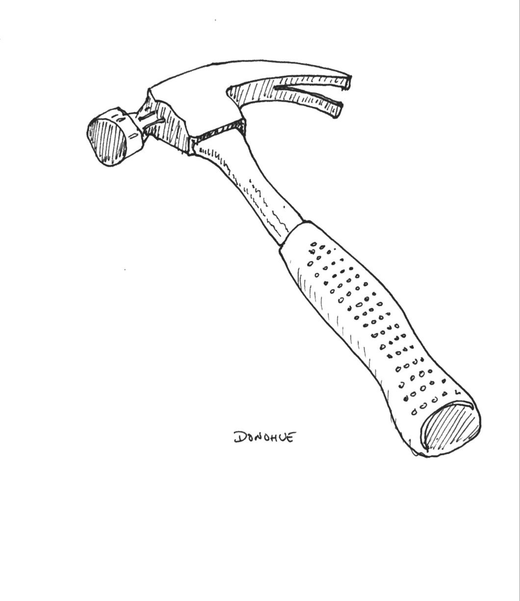 1060x1226 hammer drawing - Hammer Drawing