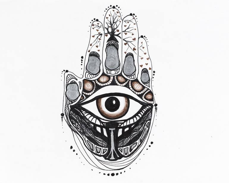 770x616 hamsa drawing - Hamsa Drawing