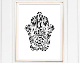 340x270 hamsa hand drawing etsy - Hamsa Drawing