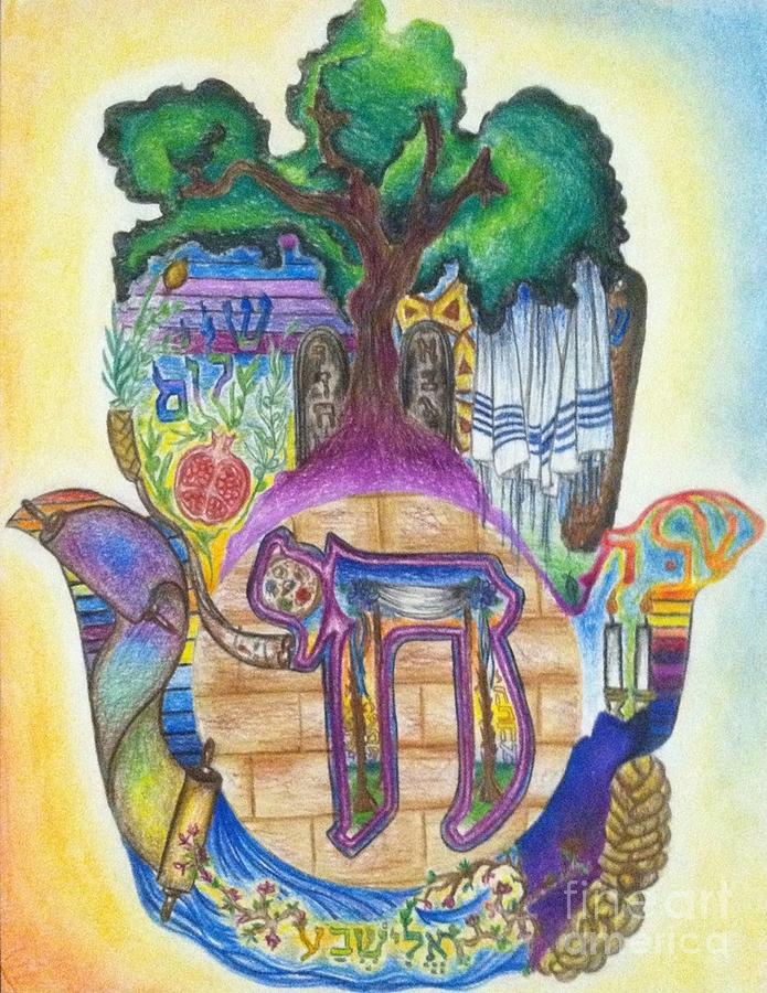 695x900 jewish hamsa drawing - Hamsa Drawing