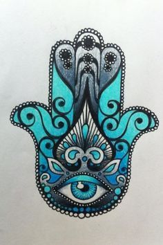 236x354 hand drawn indie design - Hamsa Hand Drawing