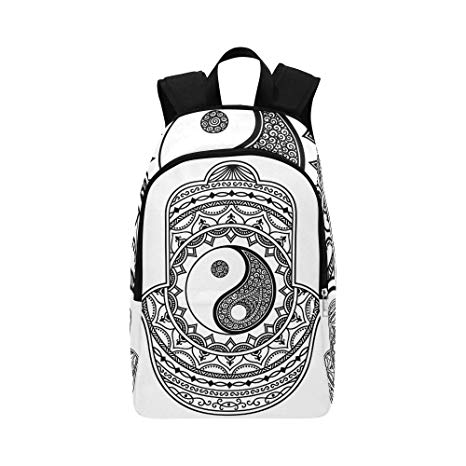 466x466 yswpna hamsa hand drawn symbol yinyang decorative - Hamsa Hand Drawing