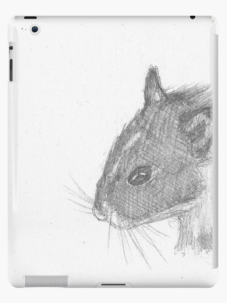 750x1000 Hamster Drawing Ipad Cases Skins - Hamster Drawing