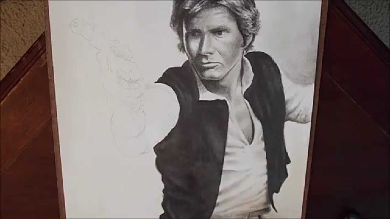 1280x720 Zwookiez - Han Solo Drawing