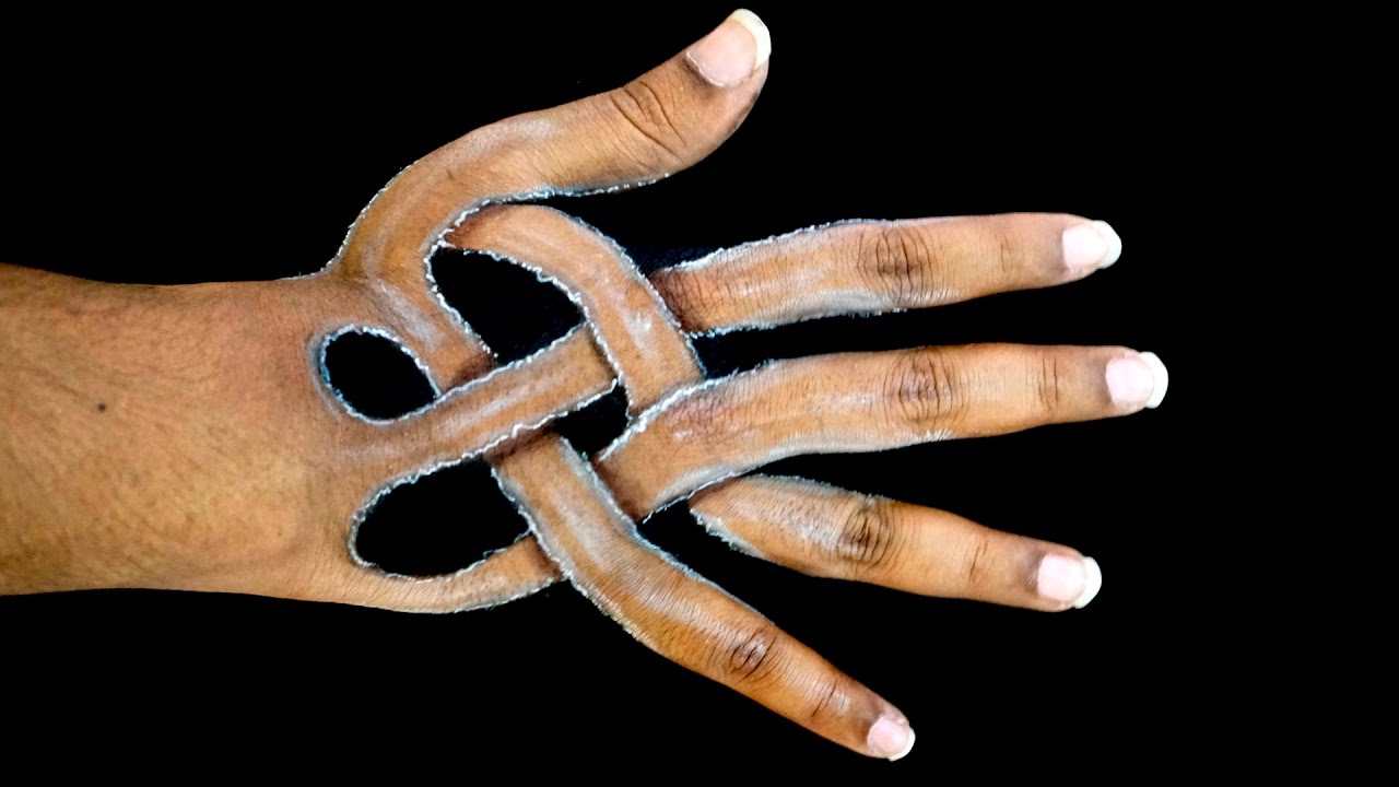 1280x720 Hand Art - Hand Art Drawing