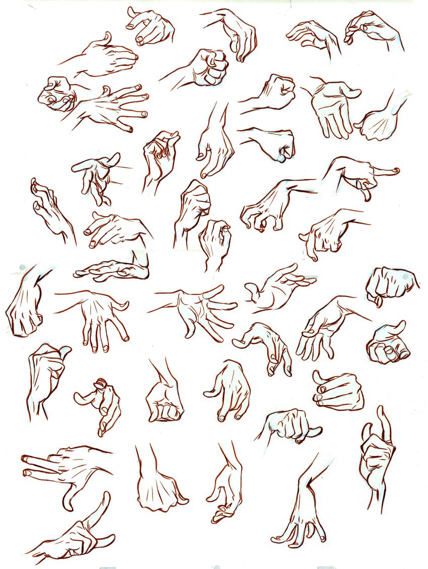 847x1127 drawing hands cartooning animation - Hand Cartoon Drawing