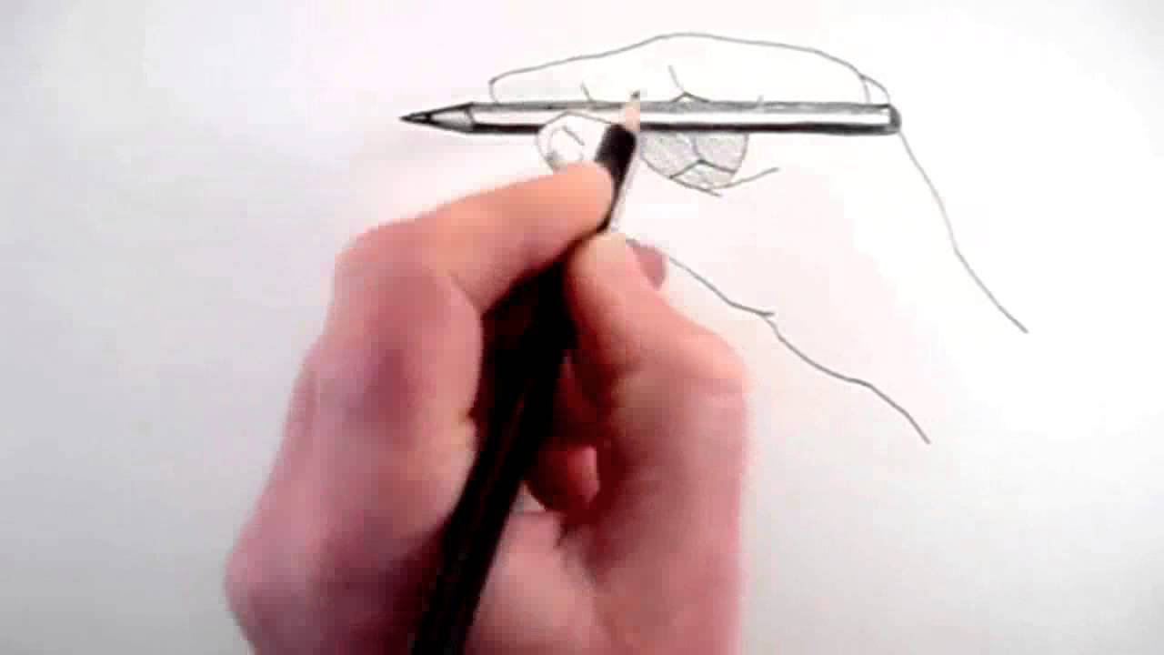 1280x720 How To Draw A Hand Drawing A Hand Narrated Step - Hand Drawing A Picture