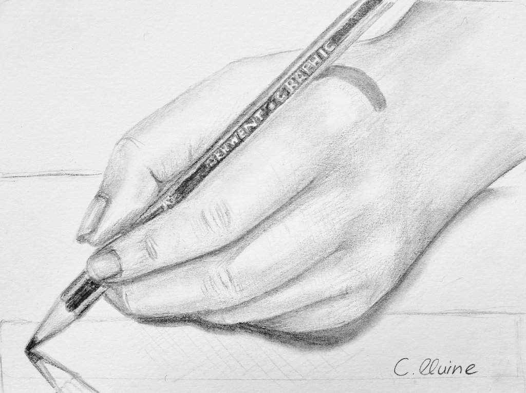 1024x765 Drawing A Hand - Hand Drawing A Picture