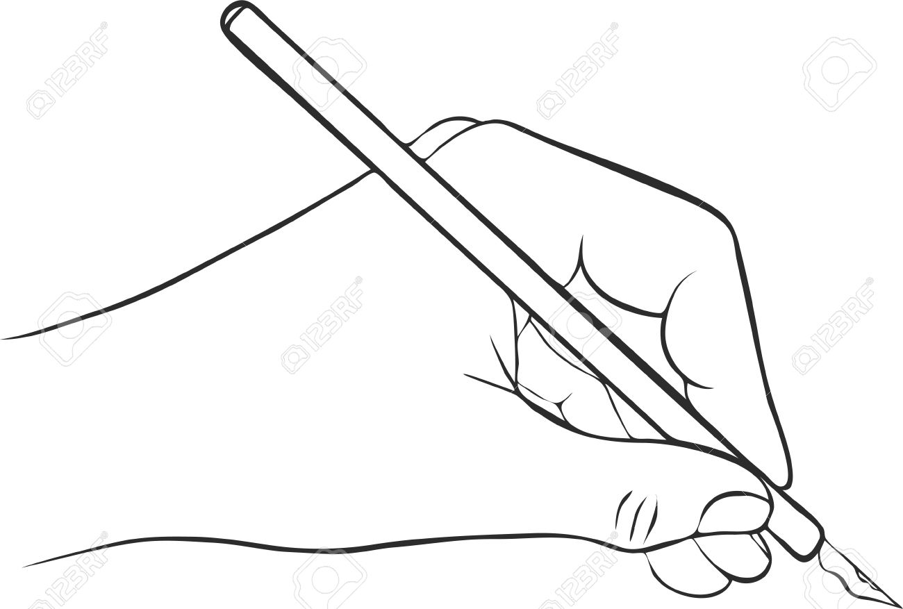 1300x877 Collection Of Free Pen Clipart Hand Drawn Sales Clipart - Hand Drawing Clipart
