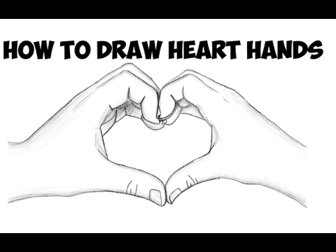 480x360 How To Draw Heart Hands Making A Heart Easy Step - Hand Drawing Easy