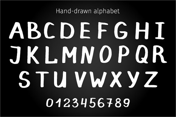 Hand Drawing Font