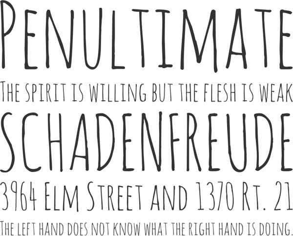 600x483 Top Best Hand Drawn Fonts - Hand Drawing Font