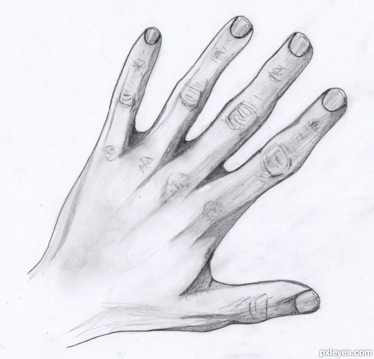 772x740 Mine Picture - Hand Drawing Pic