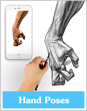 300x382 How To Draw Hands From Imagination - Hand Drawing Reference