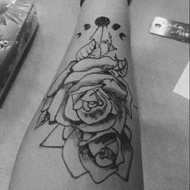 640x640 Hand Drawn Temporary Tattoos, Design Craft, Art Prints - Hand Drawing Tattoos