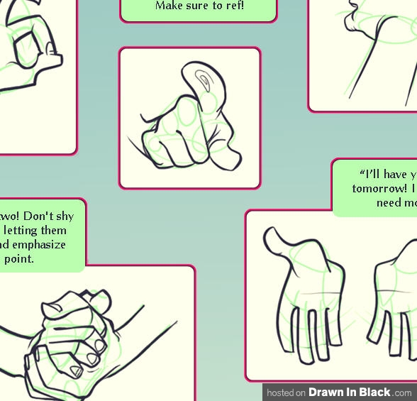 588x565 How To Draw Hands Tutorials, How To's, Step - Hand Drawing Tutorial