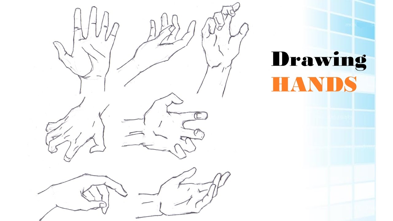 1280x720 How To Draw Hands - Hand Drawing Tutorial